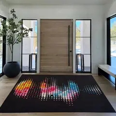 CLEMS CORTINAS - Alfombra Diseño Paris Para Living 200x220 Clems