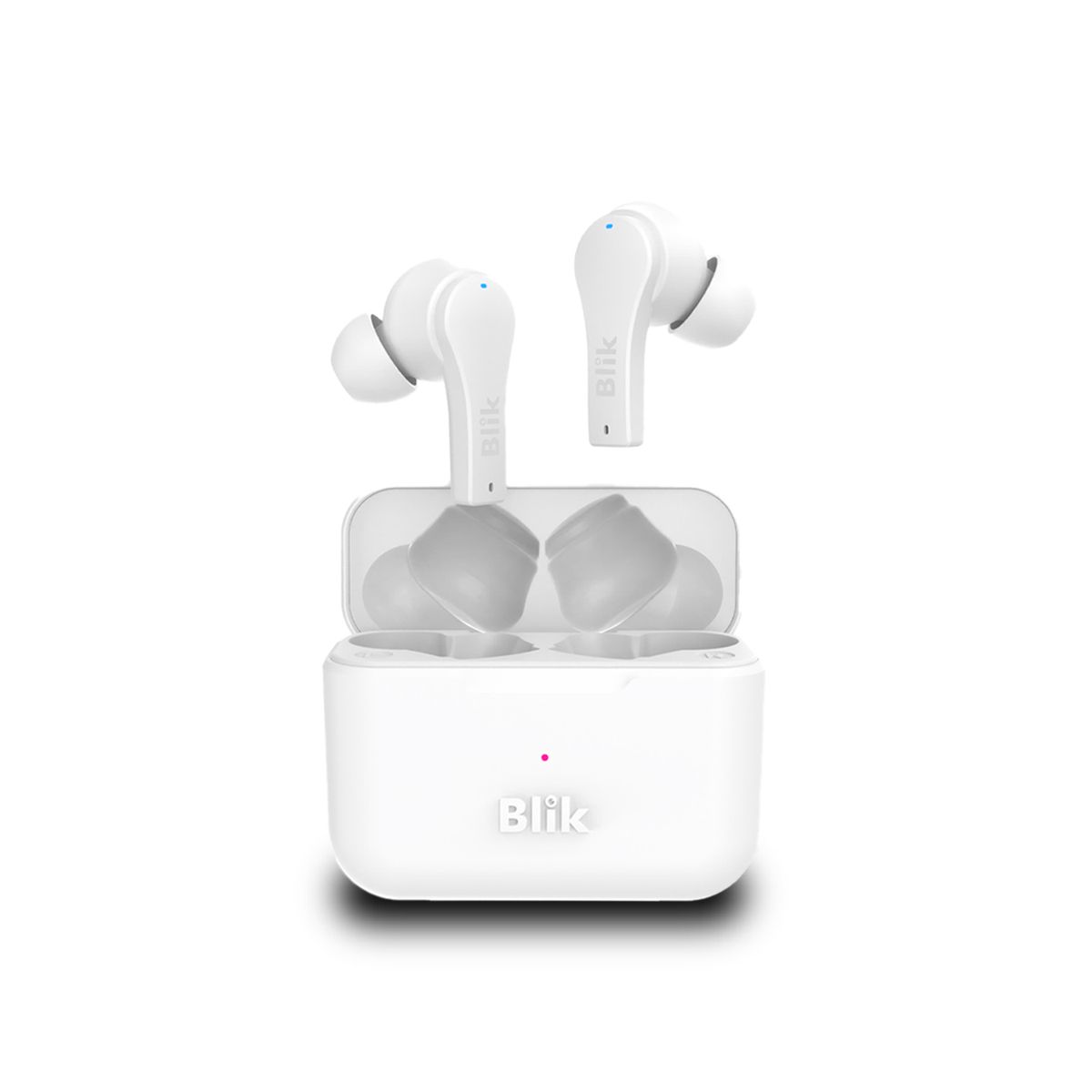 BLIK - Audífonos Bluetooth Blik Air600 Blanco 36 hrs Batería