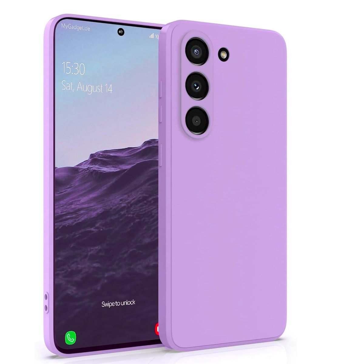 GENERICO - Carcasa Silicona Para Samsung Galaxy S23 Plus 5G Lila