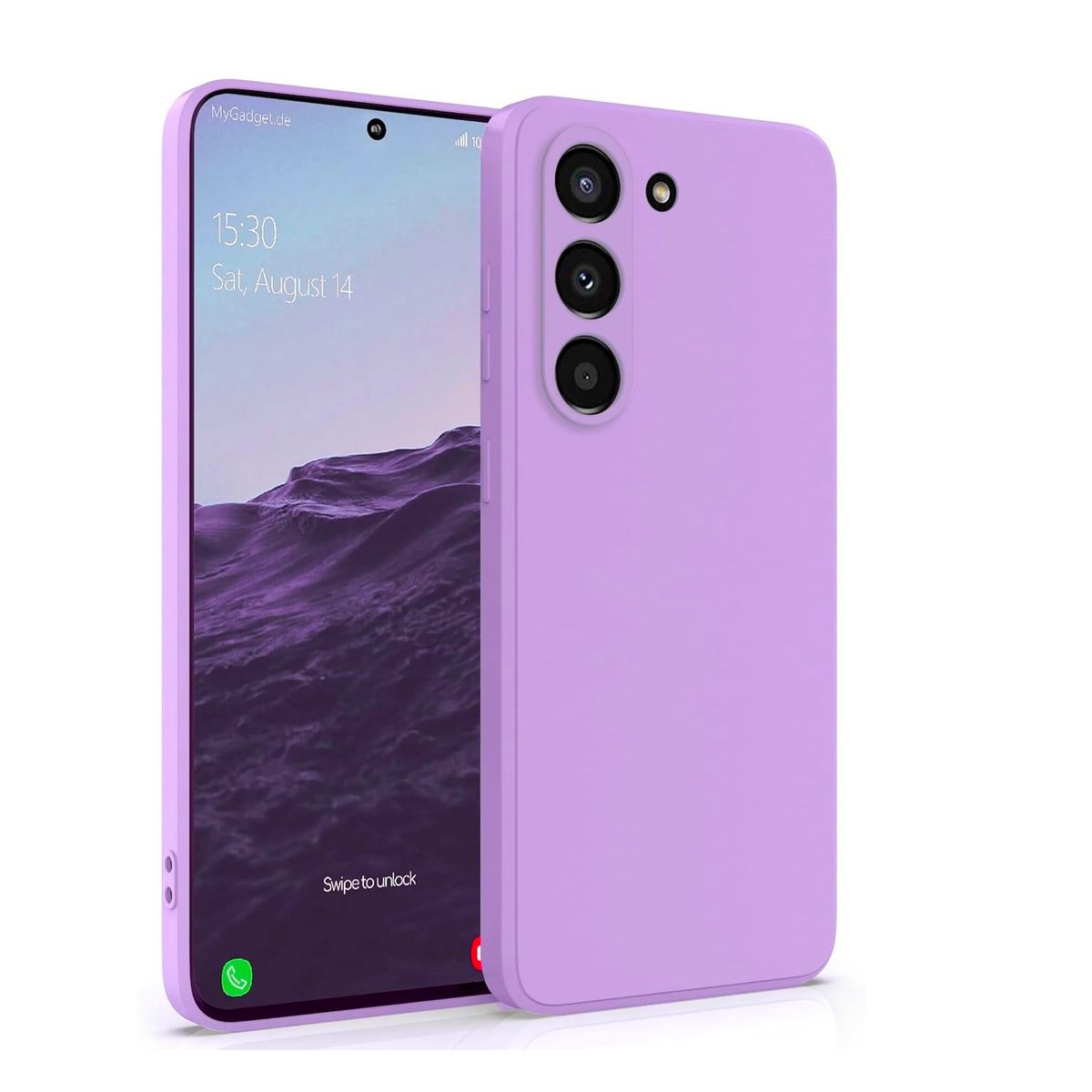 GENERICO - Carcasa Silicona Para Samsung Galaxy S23 Plus 5G Lila