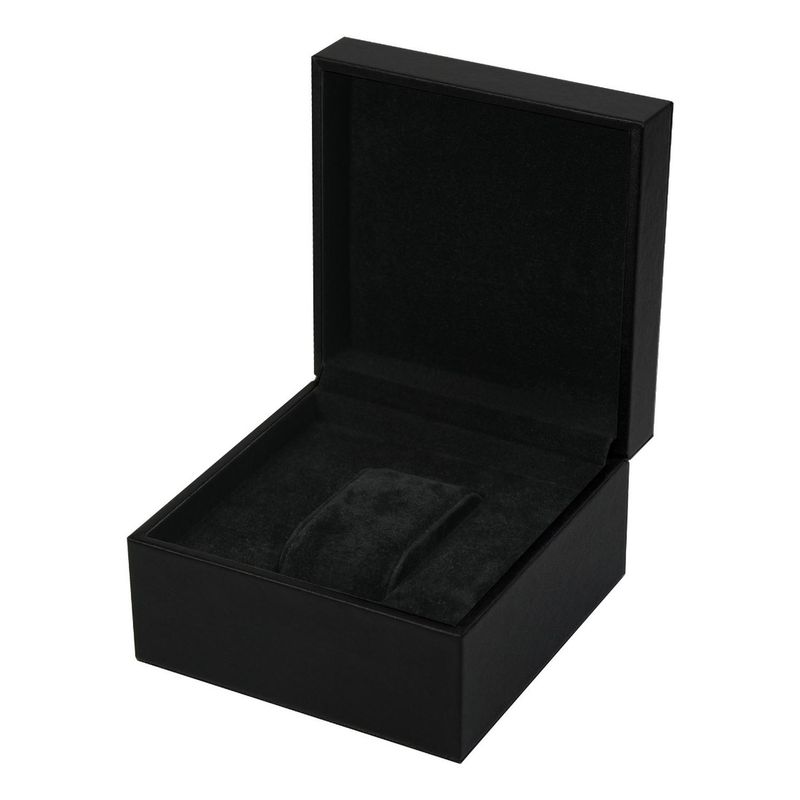 GENERICO - Caja Individual Relojes Cuero Pu Negro
