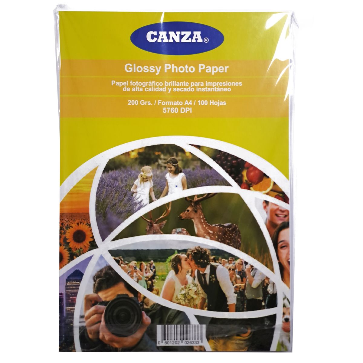 GENERICO - Papel Fotográfico 200grs A4 100 Hojas