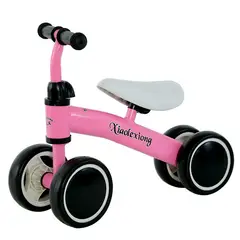 CRUSEC - Mini Bicicleta de Equilibrio Andador para Niños Sin Pedal Rosado