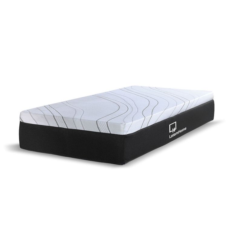 LATAM HOME - Colchon Zen Top Spring Soft 1 Plaza (190 Cm)