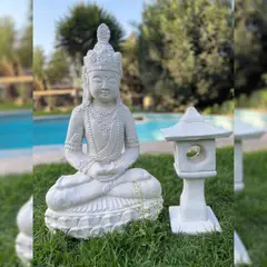 GENERICO - JARDIN ZEN BUDA 70 CM ,PAGODA 45 CM