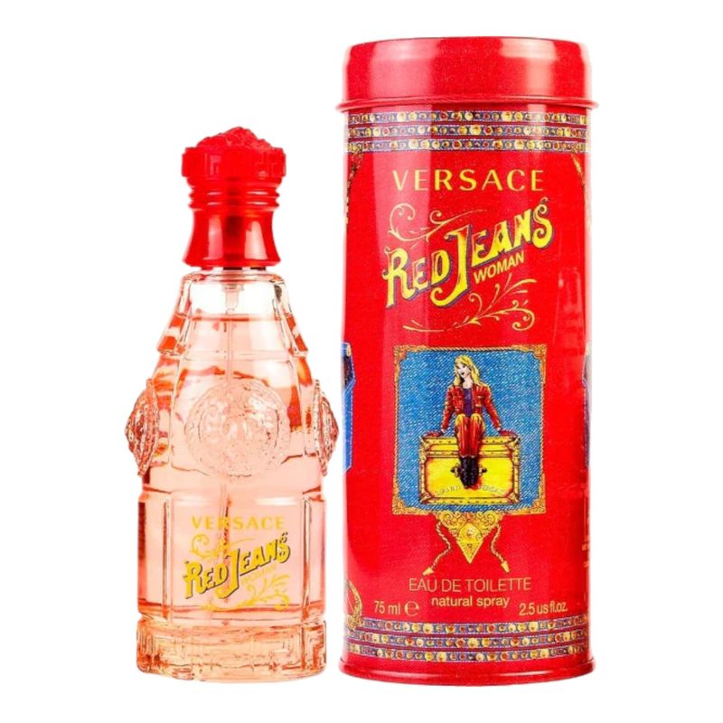 VERSACE - Versace Red Jeans Edt 75ml Mujer.