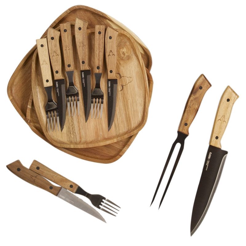 WAYU - Combo Parrilla 54 Wayu 3 Piezas Profesional