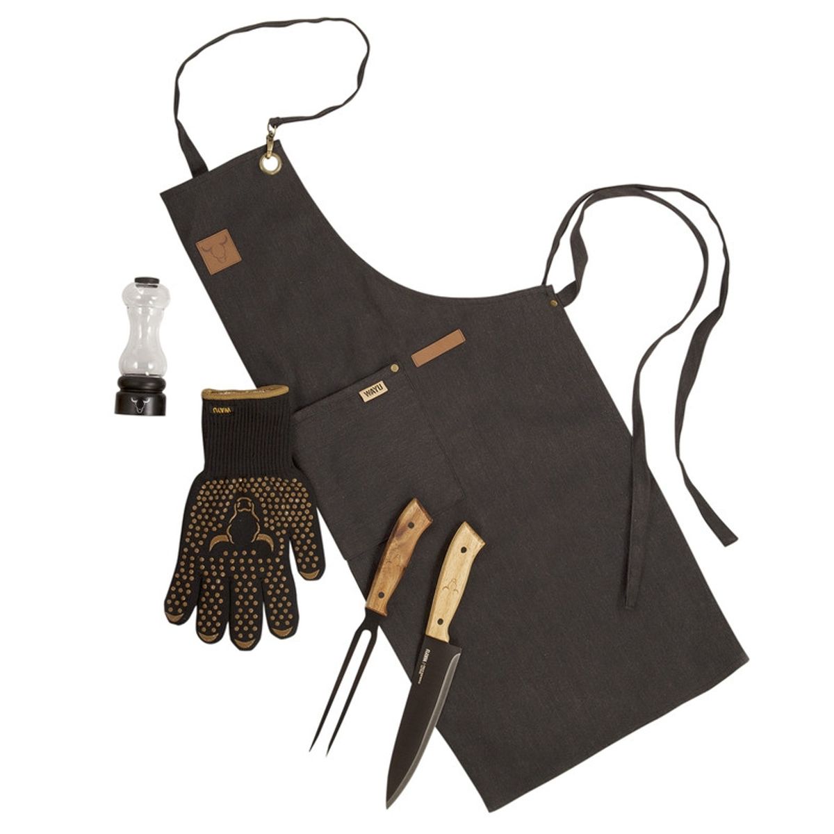 WAYU - Combo Parrilla 56 Wayu 4 Piezas Profesional