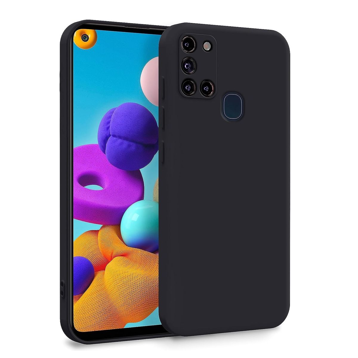 GENERICO - Carcasa Silicona Para Samsung Galaxy A21S Negro