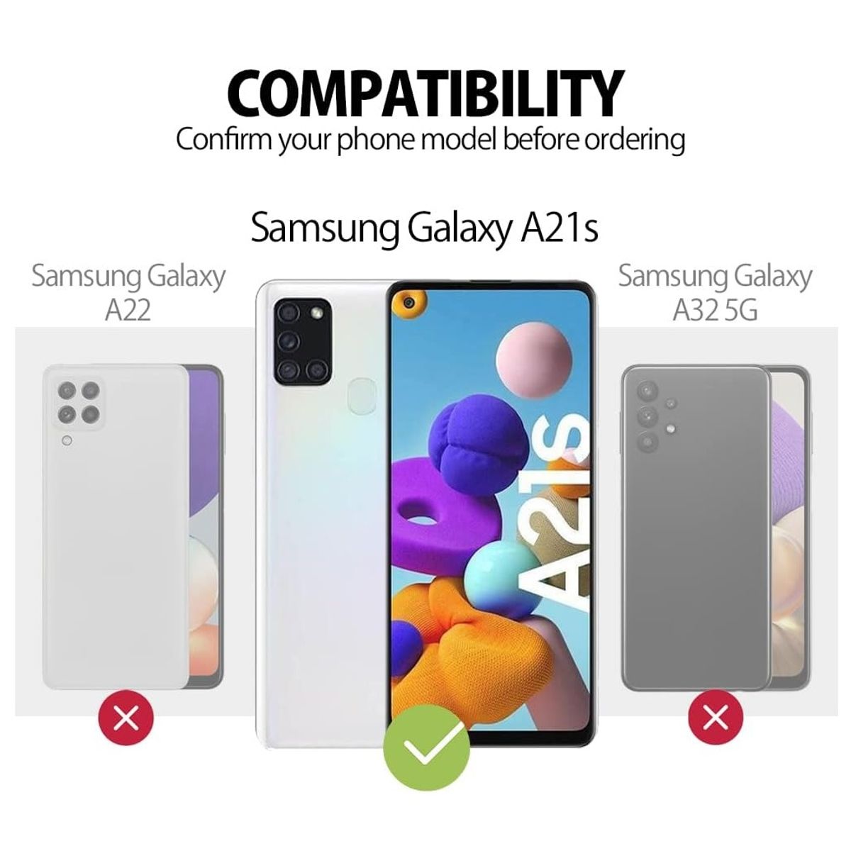 GENERICO - Carcasa Silicona Para Samsung Galaxy A21S Negro