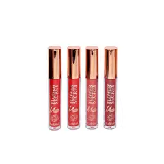 FLOWER SECRET - Set 4 Labiales Efecto Matte Colores Surtidos Flower Secret.