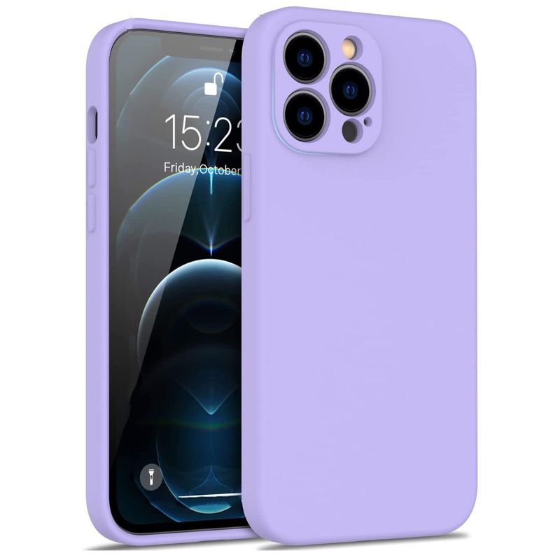 GENERICO - Carcasa Silicona Para iPhone 12 Pro Lila