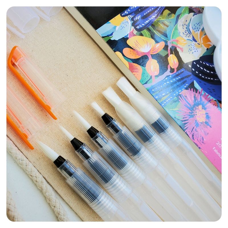 GENERICO Pincel Recargable Agua Para Acuarela Aqua Brush PCS