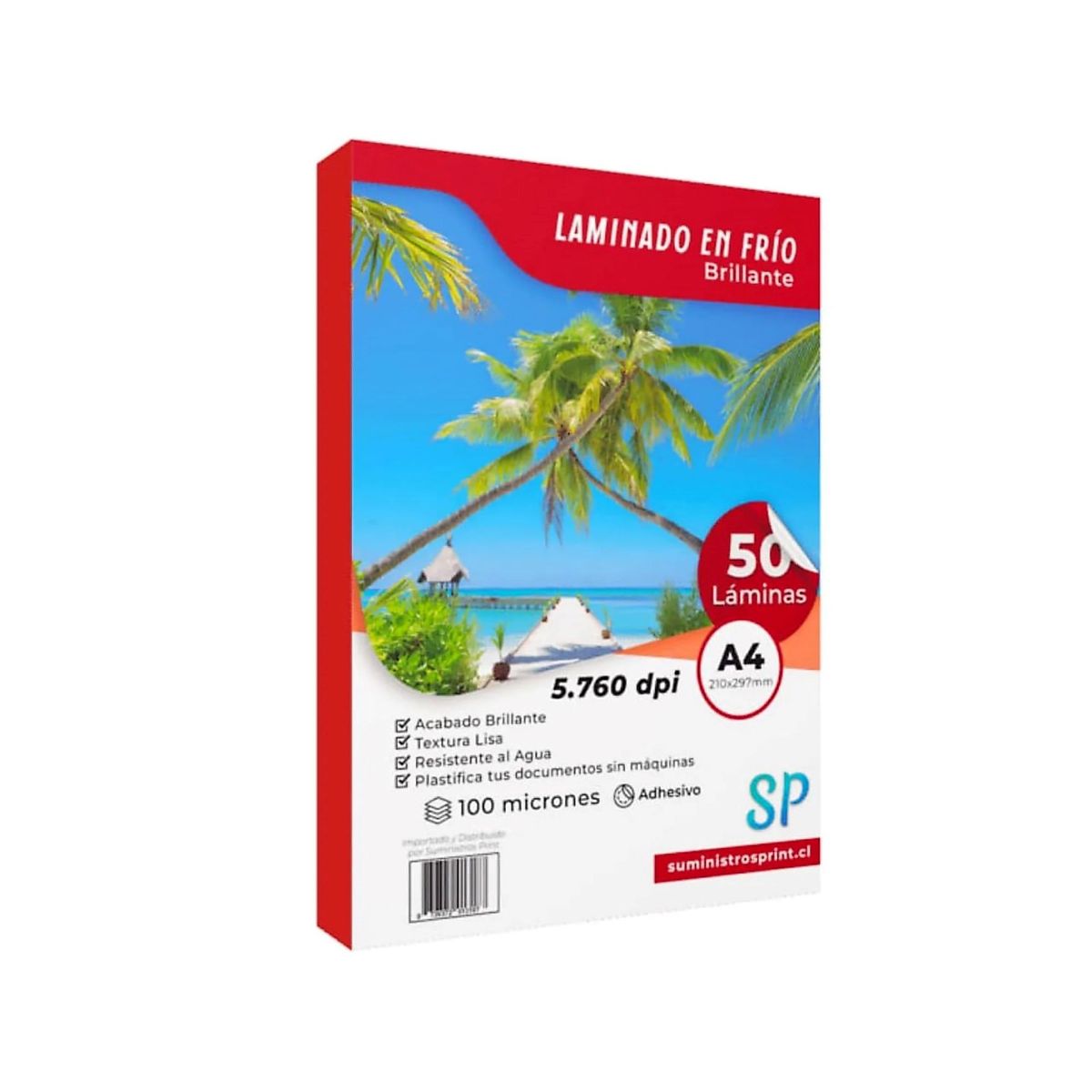 GENERICO - Plastificado De Laminado En Frío Tamaño A4 Pack 50 Láminas