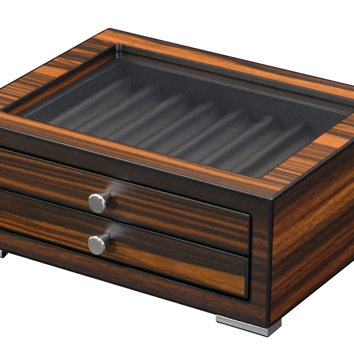 GENERICO - Caja Madera De Lujo Para 16 Lapiceras Ebano