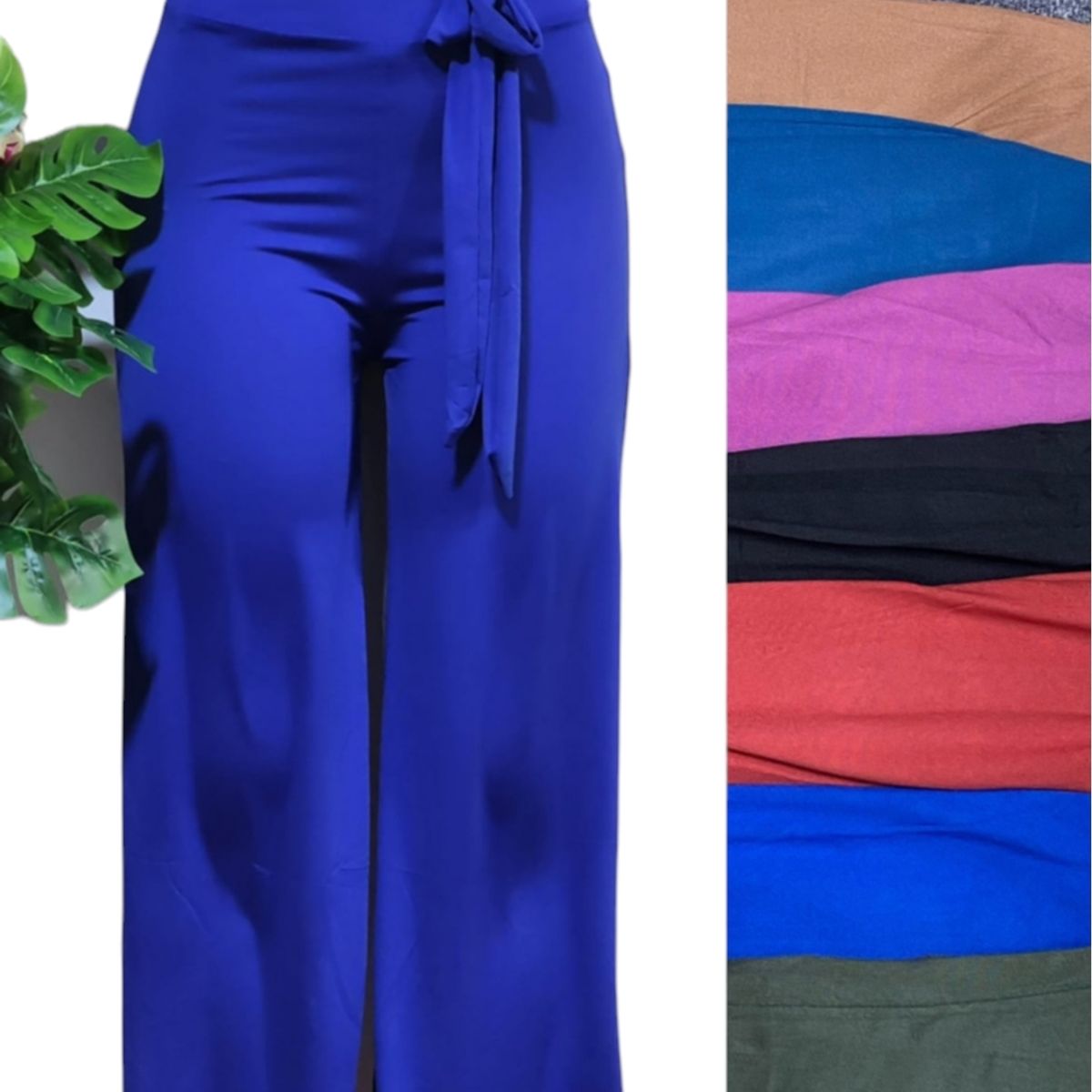 AGW - Pack 3 Pantalones Mujer Algodón Estilo Verano