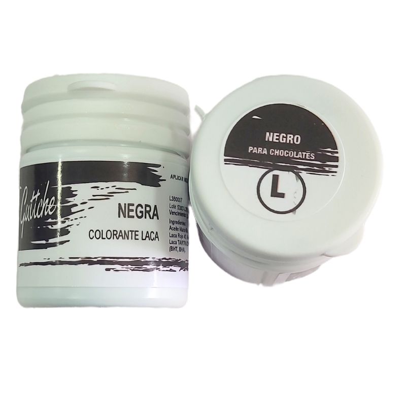 GENERICO - Colorante Laca Guttche Para Chocolate 15 Grs Negro
