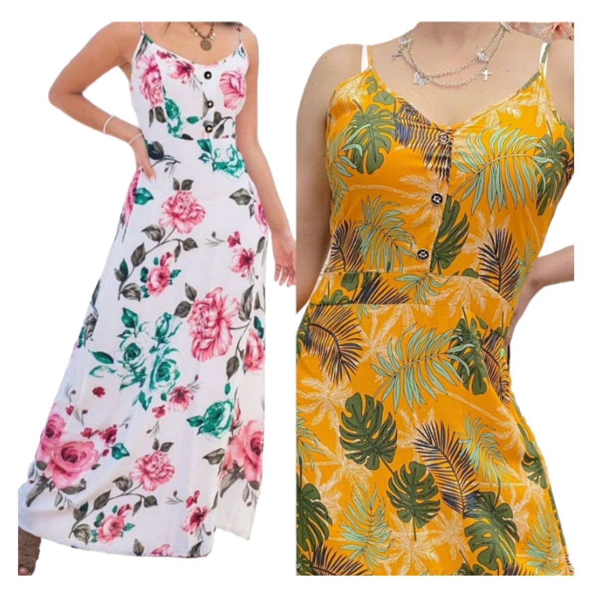 AGW - Pack 3 Vestidos Mujer Floreados