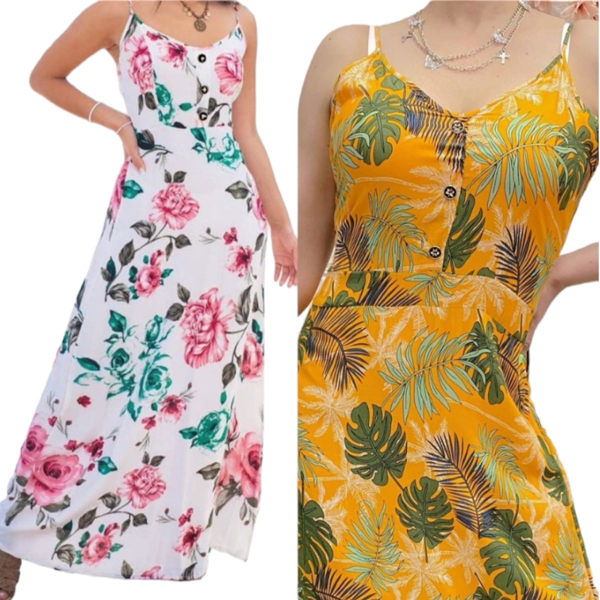 AGW - Pack 3 Vestidos Mujer Floreados