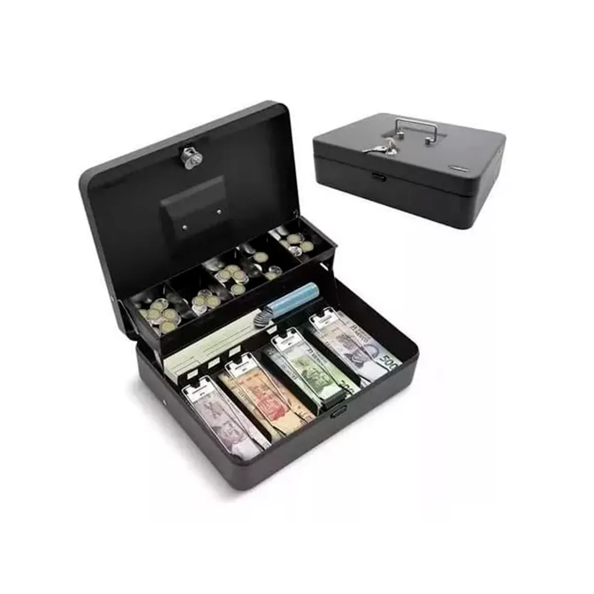 GENERICO - Caja De Dinero Organizadora Con Llave