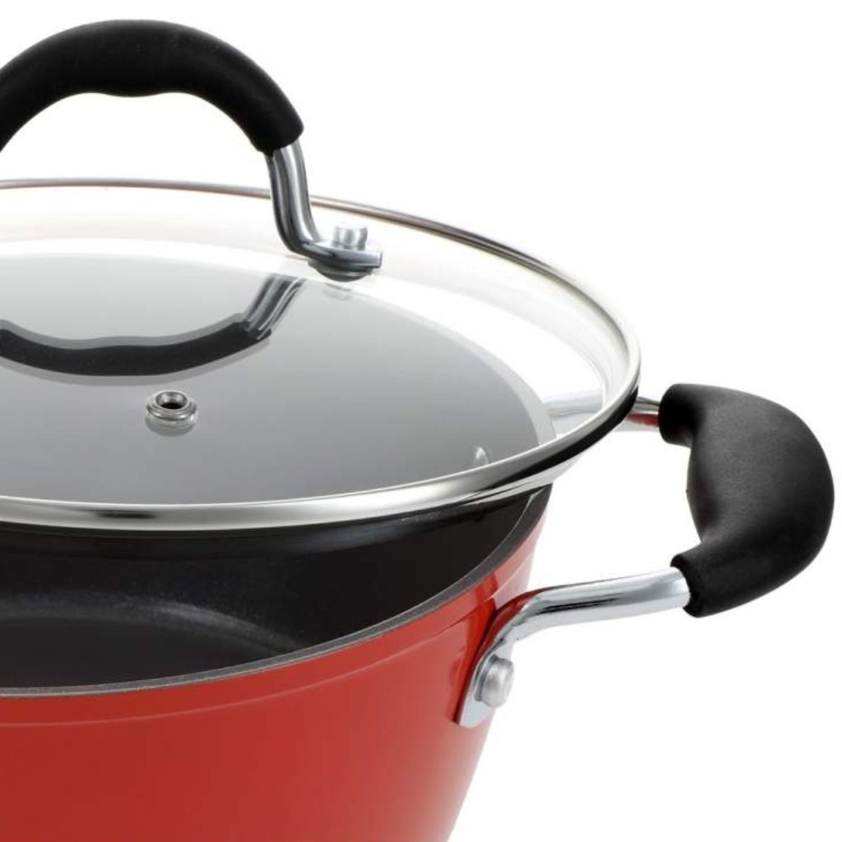 BOHLIER - Olla Cacerola 28 cm con tapa y asas Venus