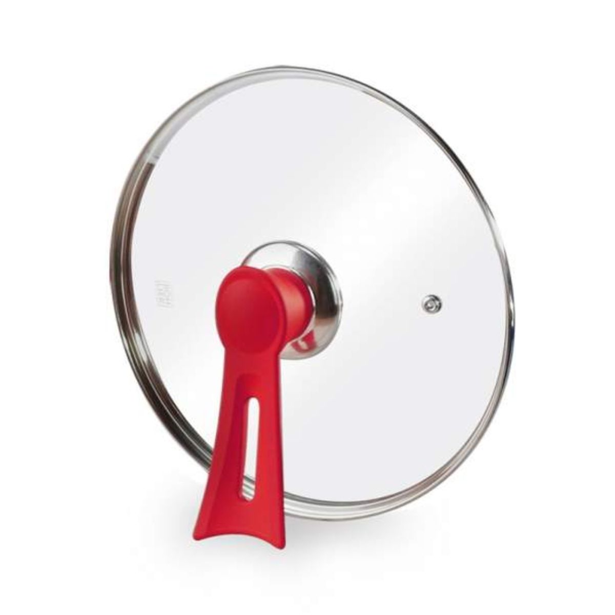 BOHLIER - Olla Cacerola 20 cm con tapa de vidrio roja