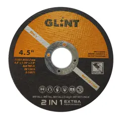 GENERICO - Disco De Corte Metal-inox Pack 50und Milimétrico (41/2X1,0mm) Weldfan