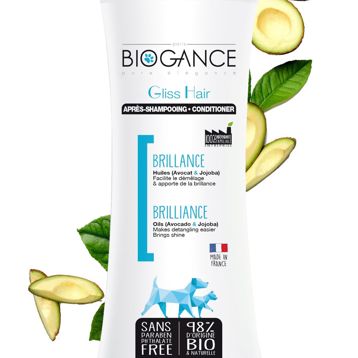 BIOGANCE - Acondicionador Gliss Hair 250 Ml, Biogance.