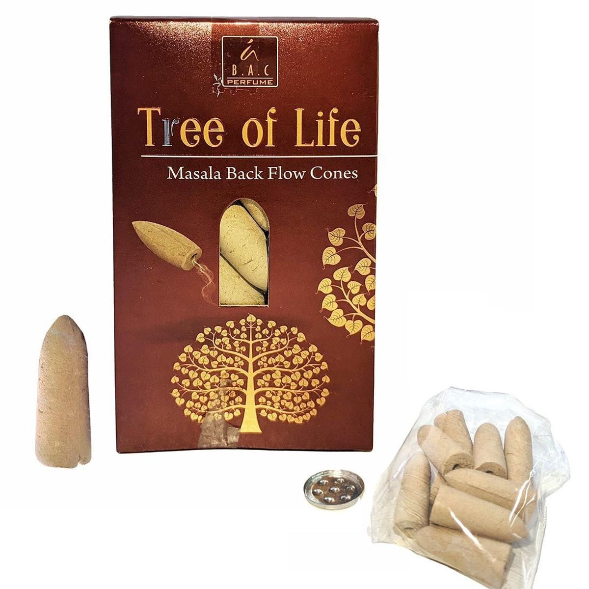 GENERICO - Incienso en cono para cascada de humo  árbol de la vida