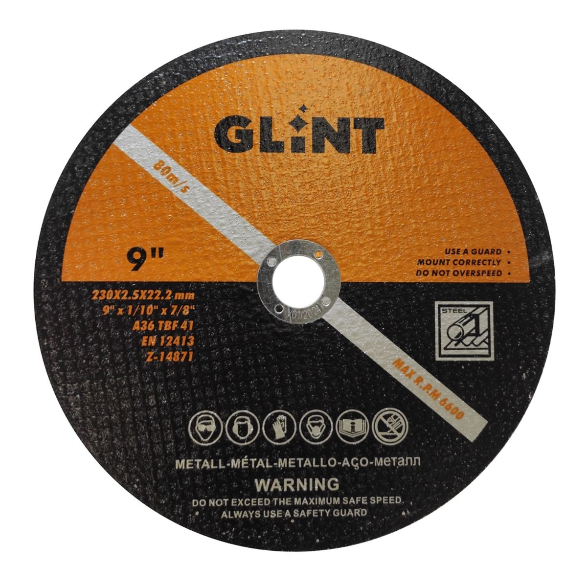 GENERICO - Disco De Corte Metal Pack 10 Und ( 9pulgadasx2.5mm) Weldfan