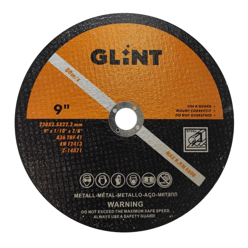 GENERICO - Disco De Corte Metal Pack 10 Und ( 9pulgadasx2.5mm) Weldfan