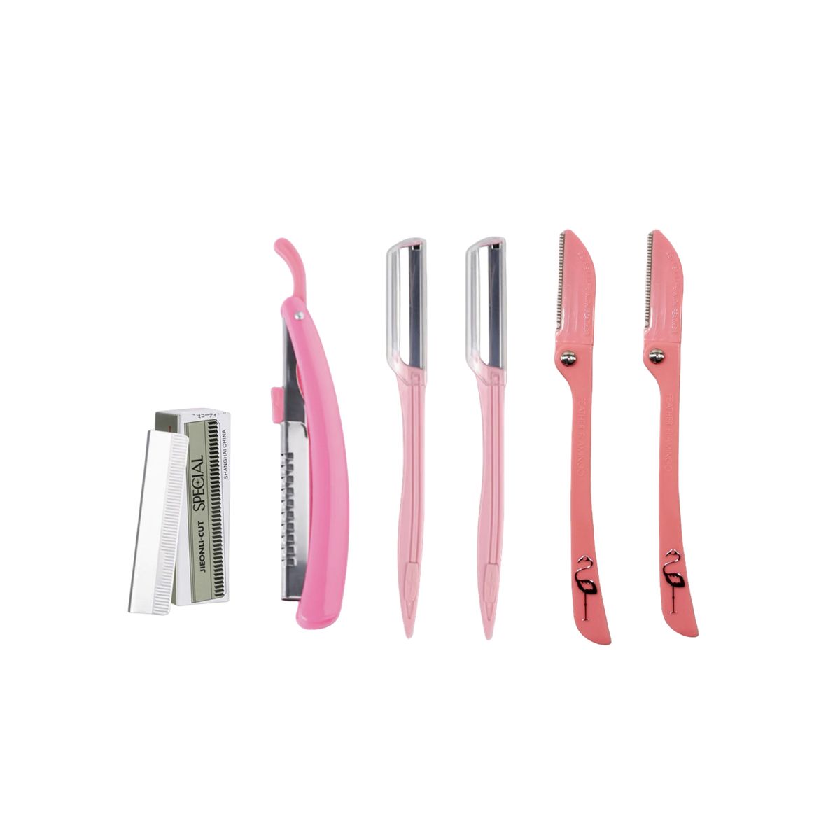 GENERICO - Set Perfilador Depilador Navaja Cejas Mas Hojillas