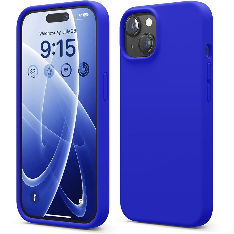 GENERICO - Carcasa Silicona Para iPhone 15 Azul