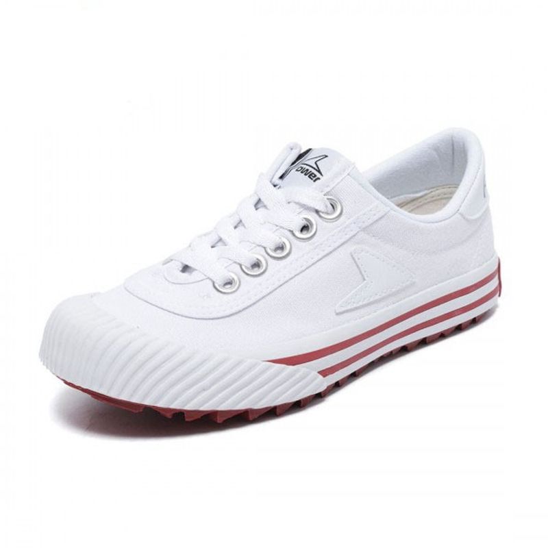 POWER - Zapatilla Power Retro Blanca  Rojo Unisex