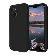 GENERICO - Carcasa Silicona Para iPhone 14 Negro