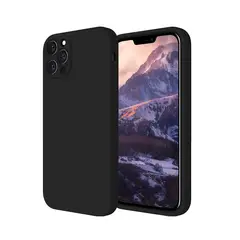 GENERICO - Carcasa Silicona Para iPhone 13 Pro Max Negro