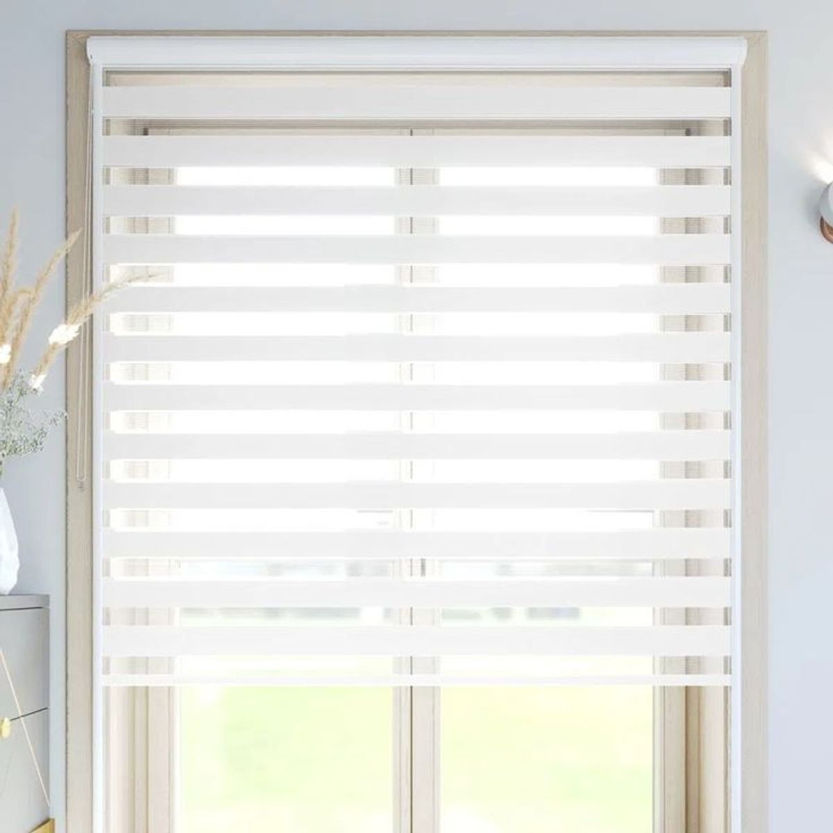 GENERICO - Cortina roller  duo de  140x200 blanco