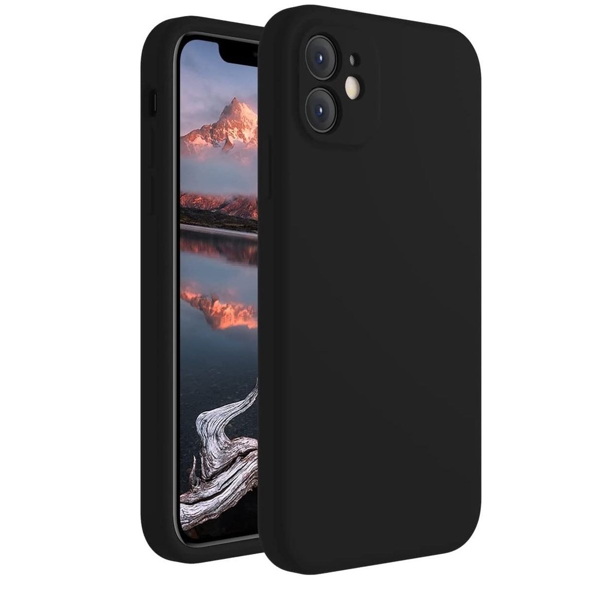 GENERICO - Carcasa Silicona Para iPhone 11 Negro