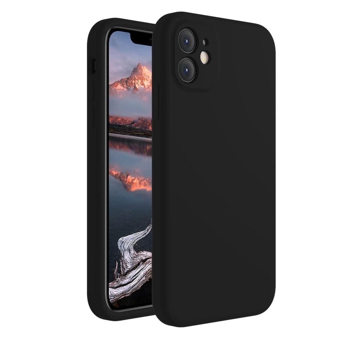 GENERICO - Carcasa Silicona Para iPhone 11 Negro