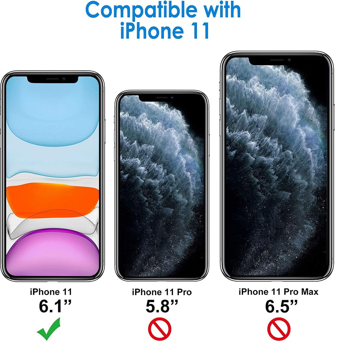 GENERICO - Carcasa Silicona Para iPhone 11 Negro