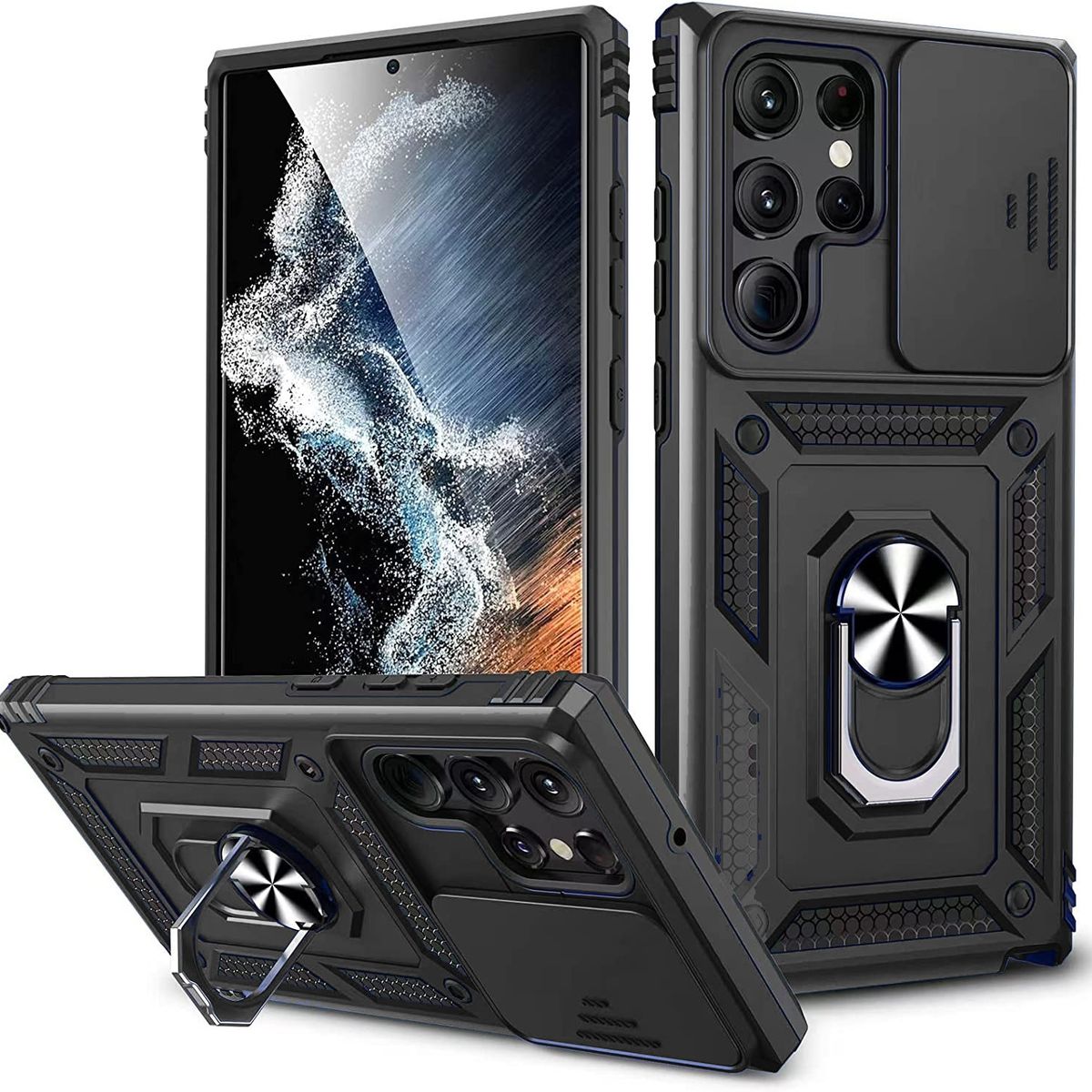 GENERICO - Carcasa Antishock Para Samsung S23 Ultra 5g Negro