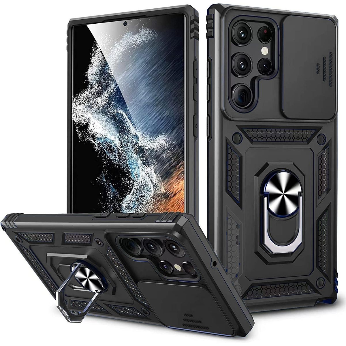 GENERICO - Carcasa Antishock Para Samsung S23 Ultra 5g Negro