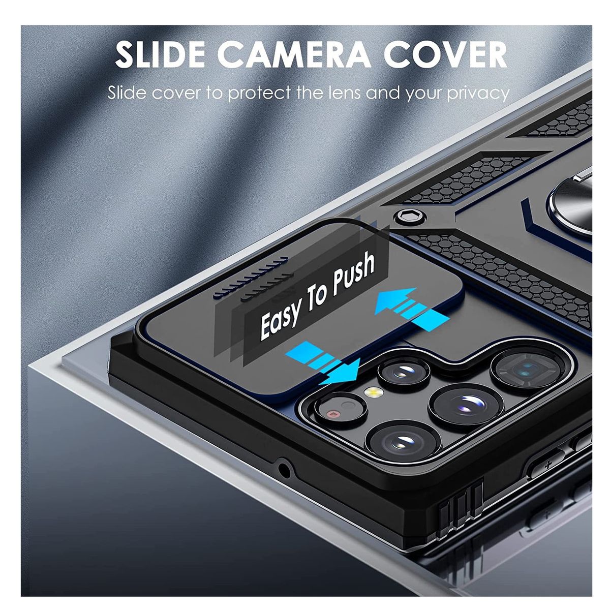 GENERICO - Carcasa Antishock Para Samsung S23 Ultra 5g Negro