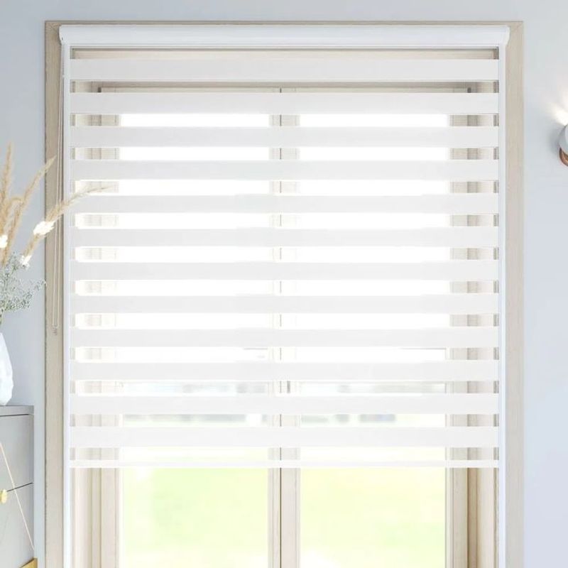 GENERICO - Cortina duo roller 150x200 blanca