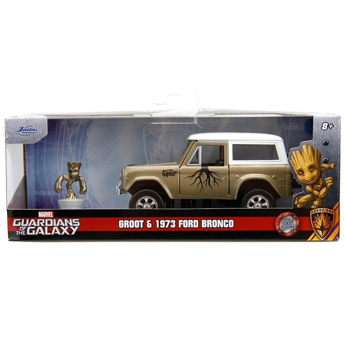 JADA TOYS - Auto Jada Groot 1973 Ford Bronco 1973 1:32  # 34415