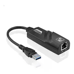 GENERICO - Adaptador Usb 3.0 A Rj45 Lan Gigabit Ethernet Vel-1000 Mbps