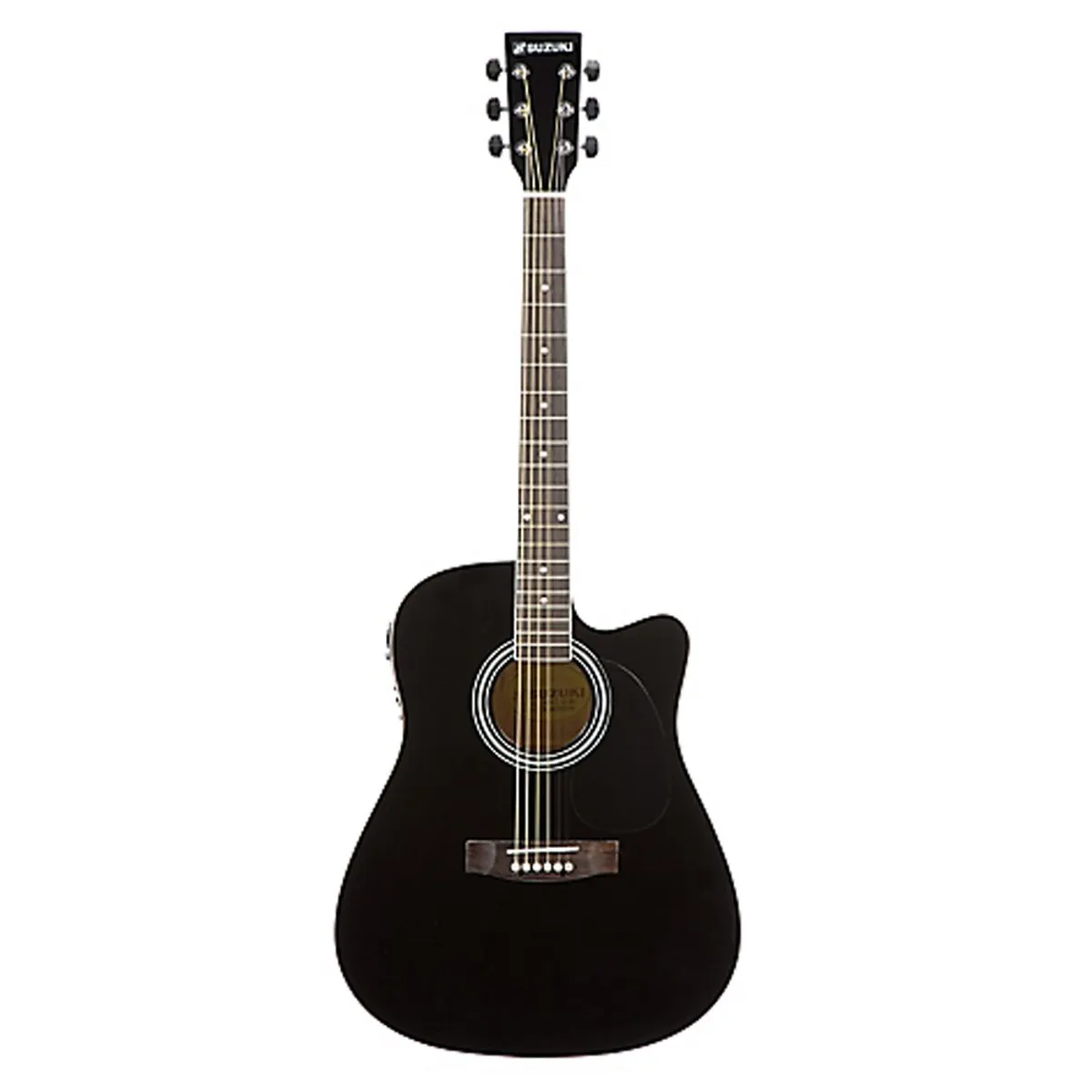 SUZUKI - GUITARRA ELECTROACUSTICA NEGRA SUZUKI.