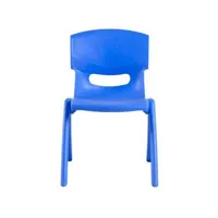Silla Plastica Infantil Niños Y Niñas Azul