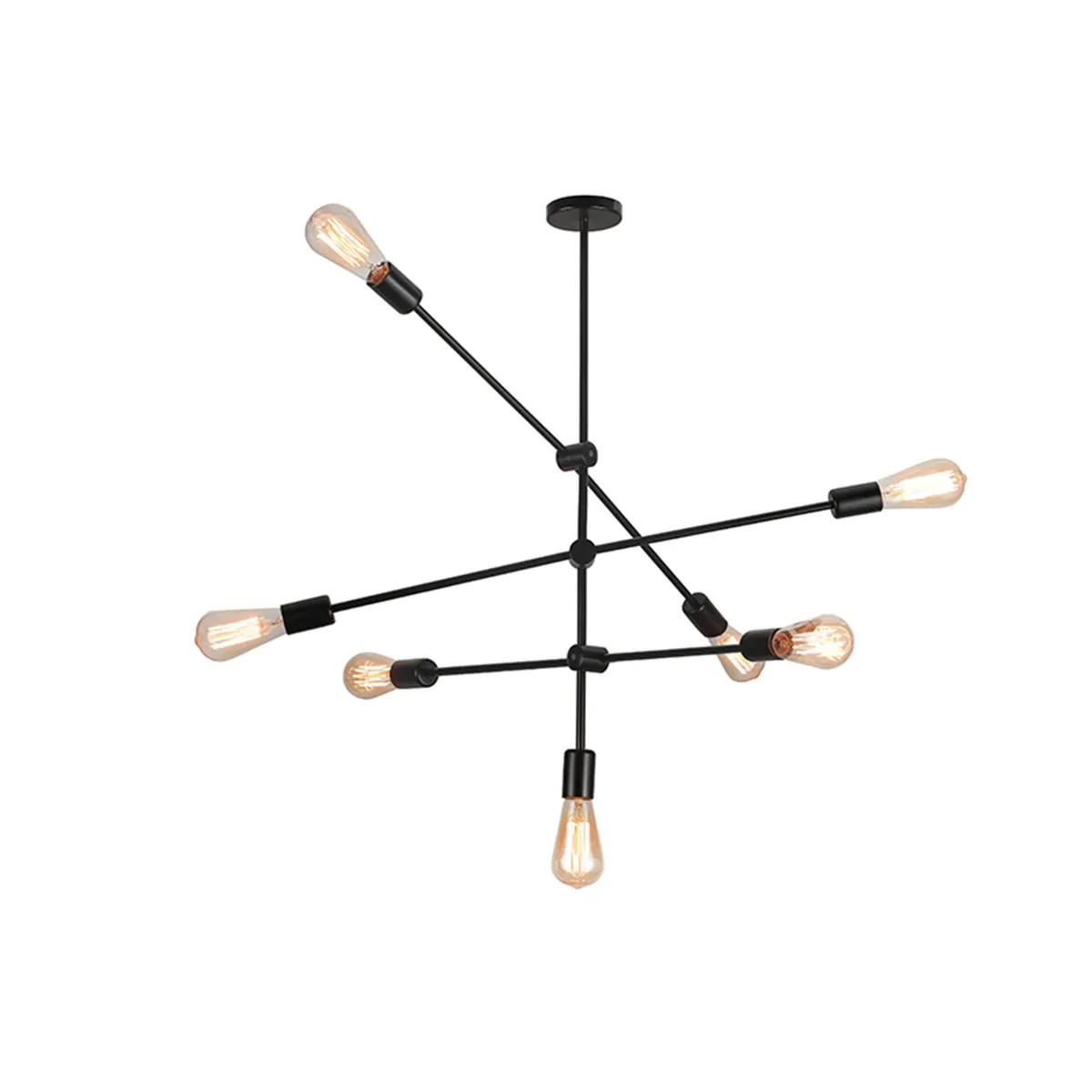 WANT - Lámpara Colgante 7xE-27 Diseño Orbit Incluye Ampolleta Fría