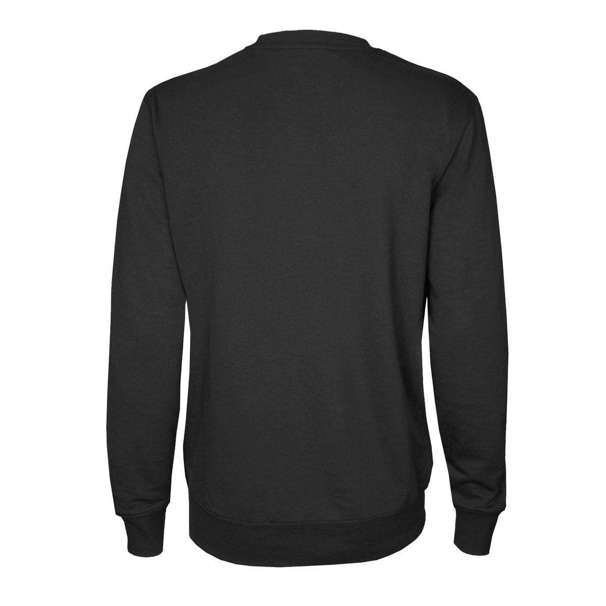 LUNA - Poleron Polo French Terry Afranelado Unisex Negro Y Blanco